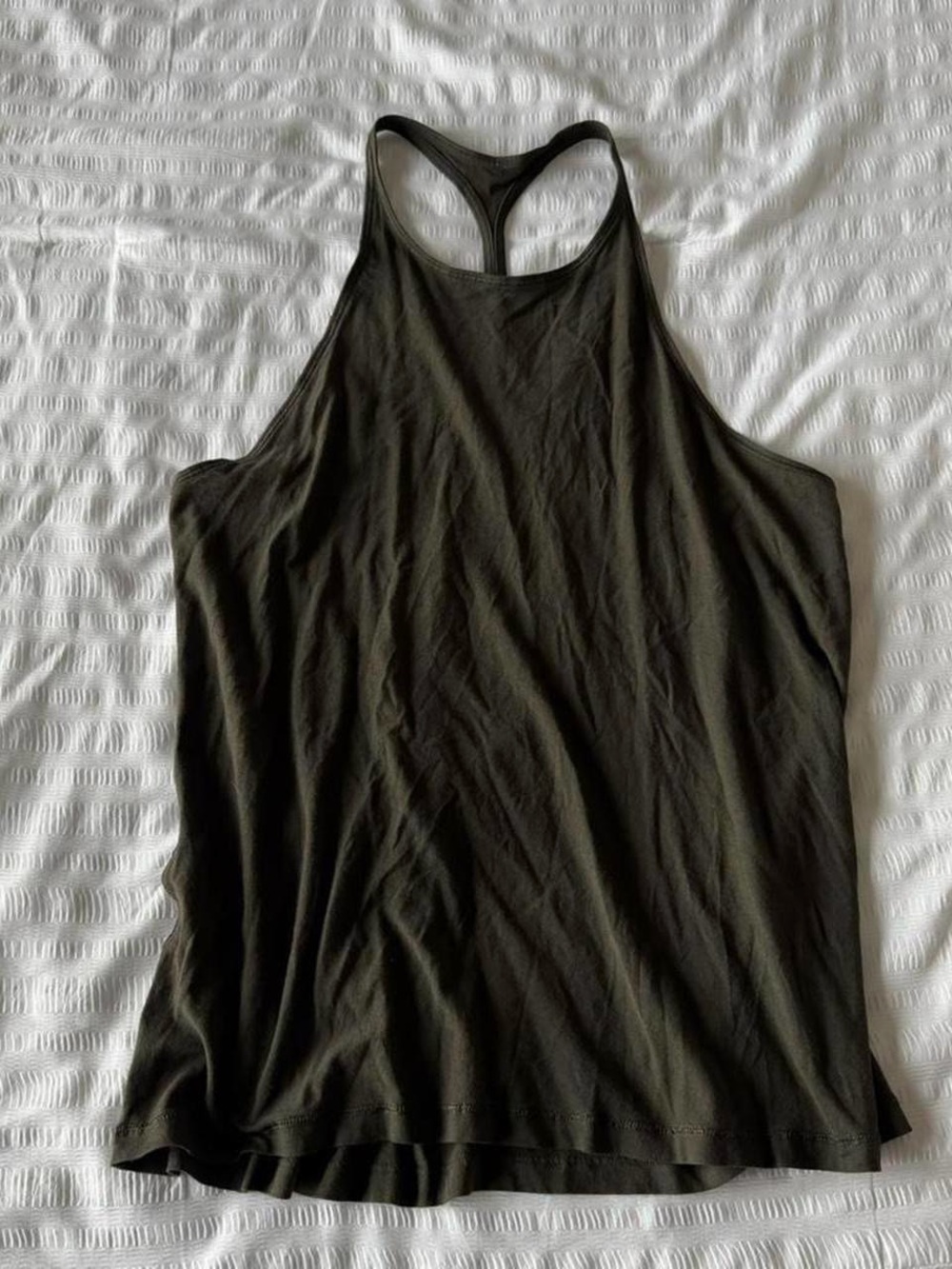 lululemon athletica Dark Olive Racerback Tank